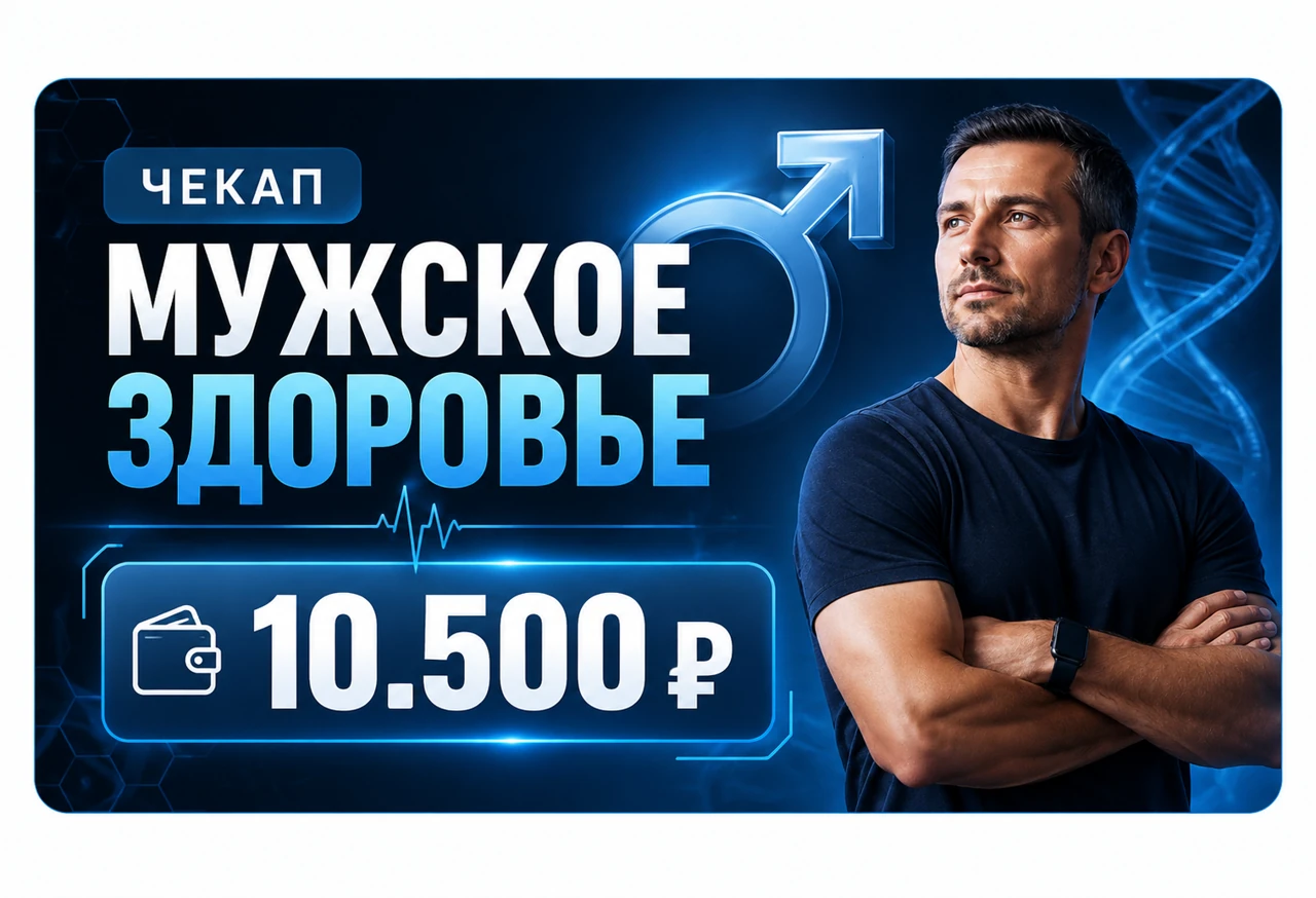 Чекап Мужское здоровье — 10 500 ₽